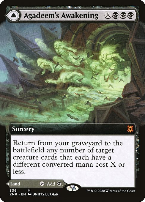 Agadeem's Awakening // Agadeem, the Undercrypt|Zendikar Rising|336