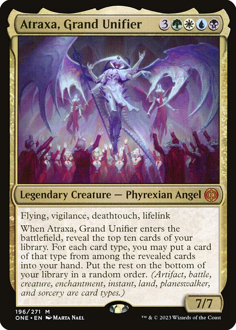 Atraxa, Grand Unifier|Phyrexia: All Will Be One|196