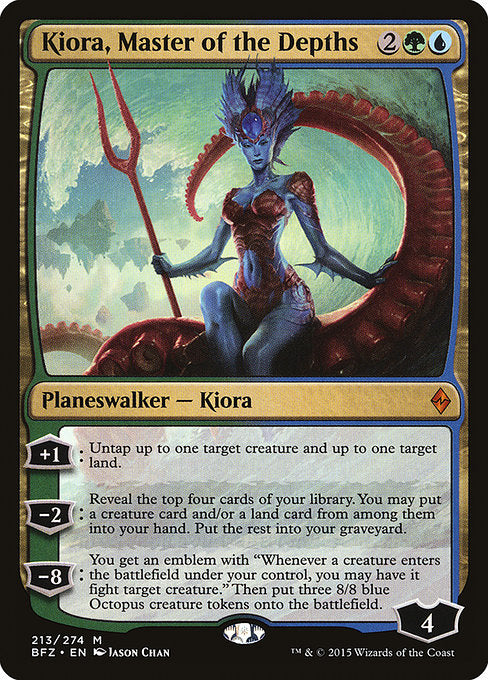 Kiora, Master of the Depths|Battle for Zendikar|213