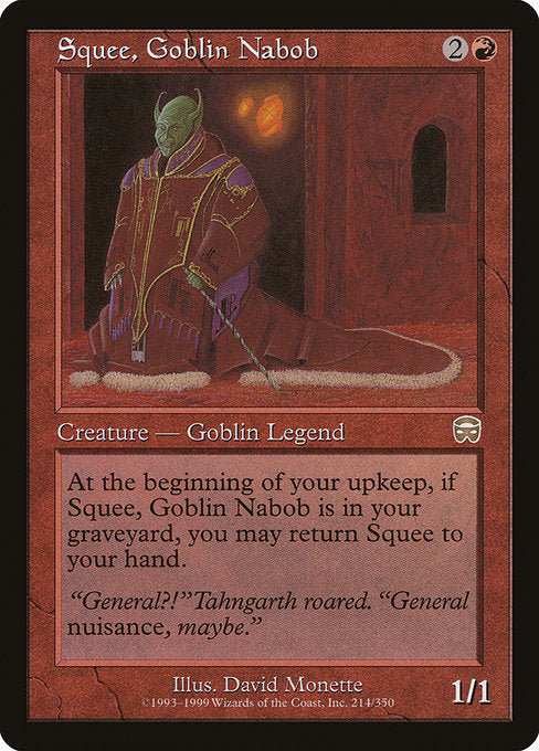 Squee, Goblin Nabob|Mercadian Masques|214