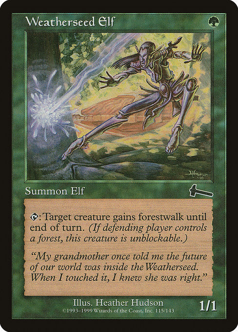 Weatherseed Elf|Urza's Legacy|115