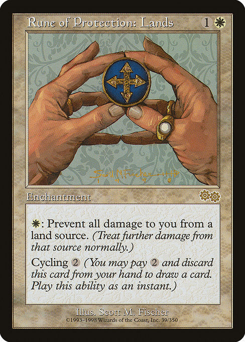 Rune of Protection: Lands|Urza's Saga|39