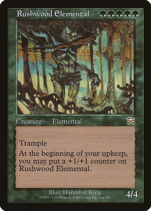 Rushwood Elemental|Mercadian Masques|264