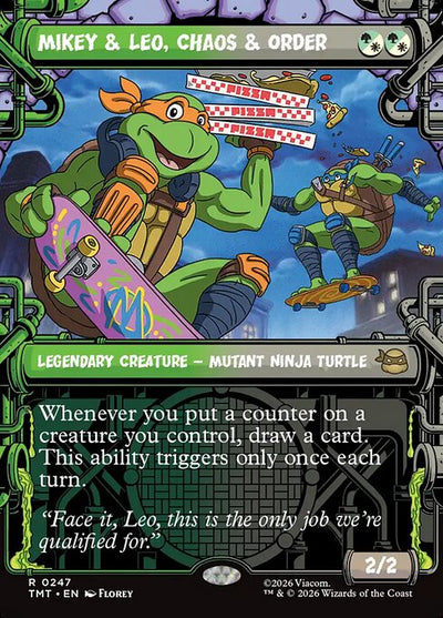 Mikey & Leo, Chaos & Order