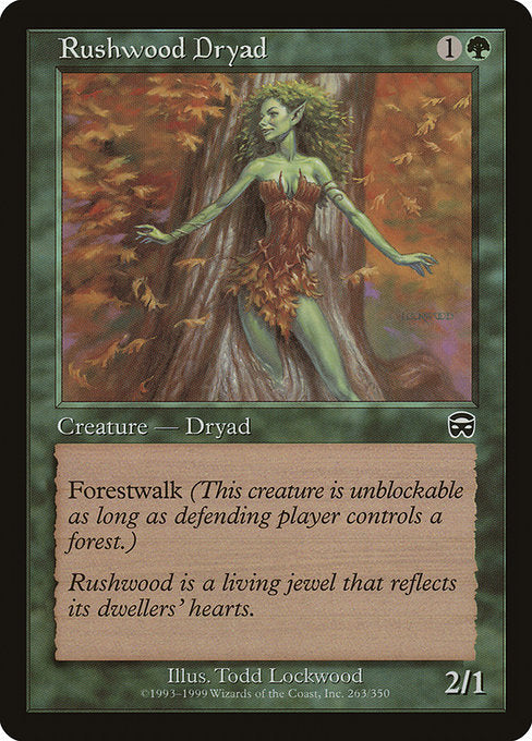 Rushwood Dryad|Mercadian Masques|263