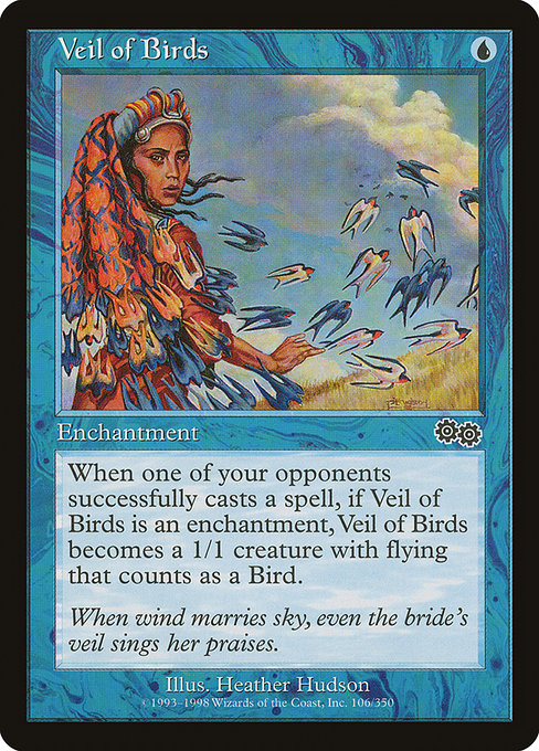 Veil of Birds|Urza's Saga|106