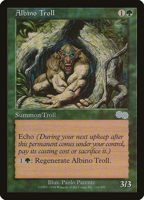 Albino Troll|Urza's Saga|231