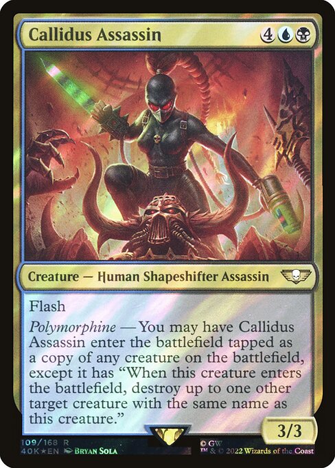 Callidus Assassin|Warhammer 40,000 Commander|109