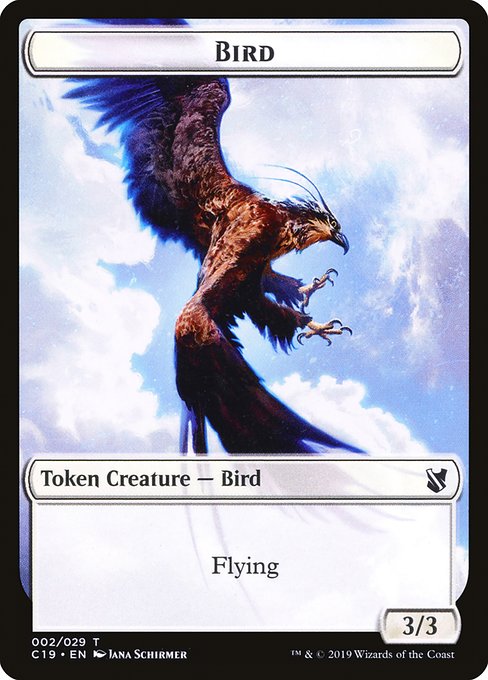 Bird Commander Bird | Commander 2019 Tokens | 2 – jenesmtg