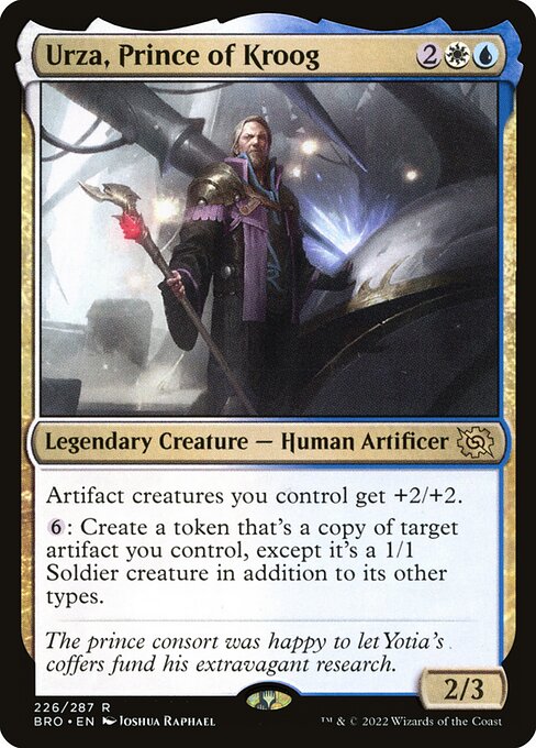 Urza, Prince of Kroog|The Brothers' War|226