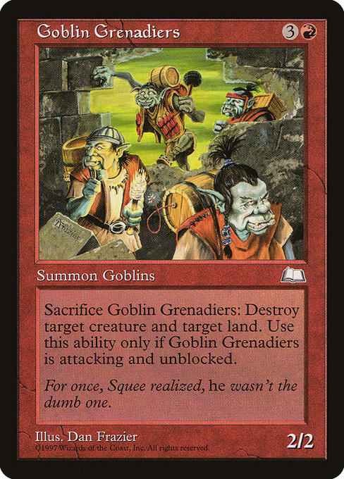 Goblin Grenadiers|Weatherlight|104