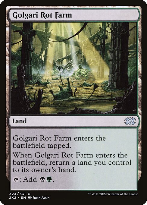 Golgari Rot Farm|Double Masters 2022|324