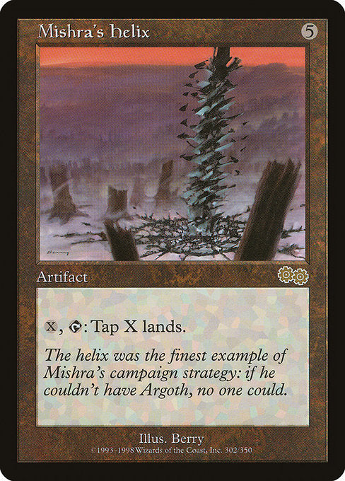 Mishra's Helix|Urza's Saga|302