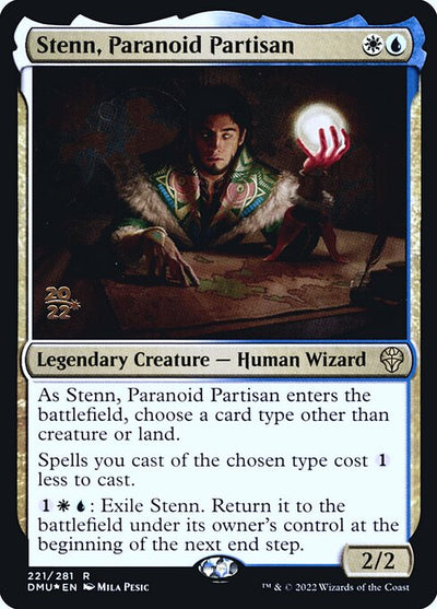 Stenn, Paranoid Partisan