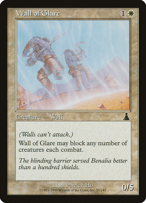 Wall of Glare|Urza's Destiny|25