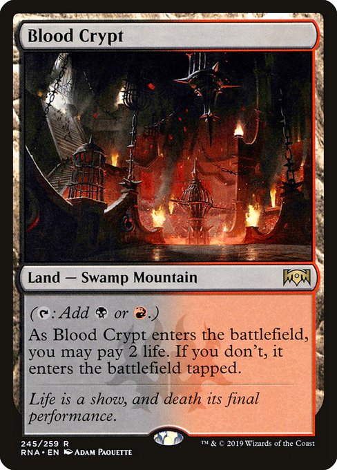 Blood Crypt|Ravnica Allegiance|245