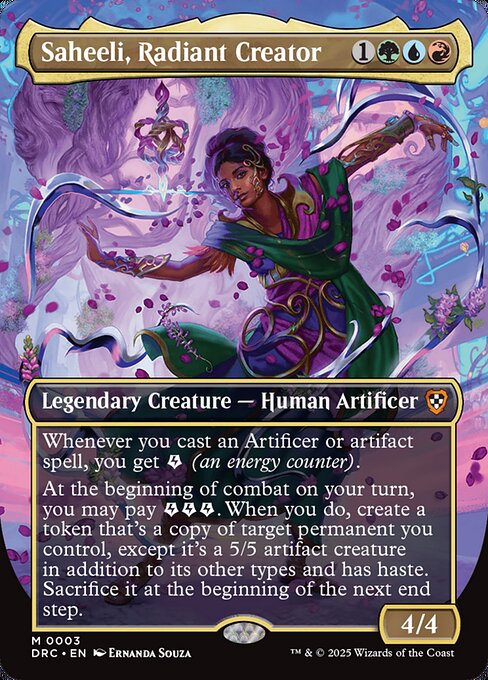 Saheeli, Radiant Creator|Aetherdrift Commander|3