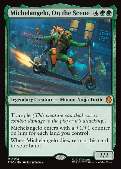 Michelangelo, On the Scene