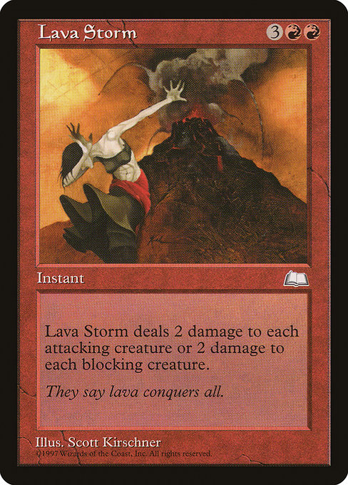 Lava Storm|Weatherlight|110