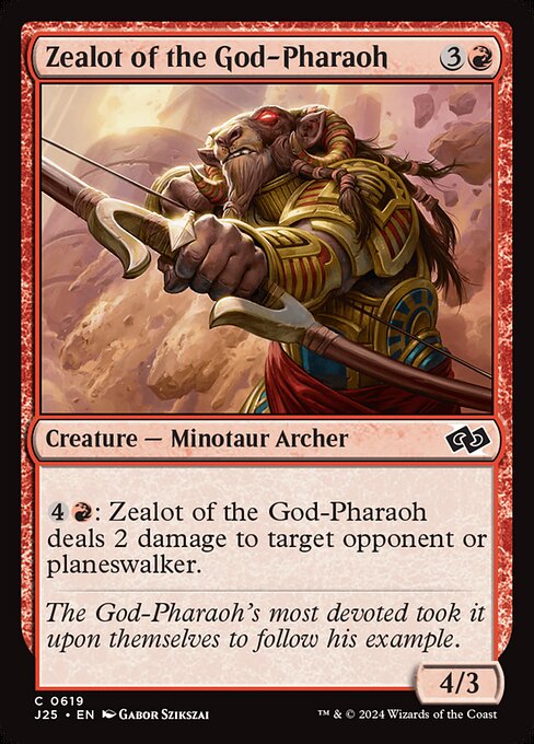 Zealot of the God-Pharaoh|Foundations Jumpstart|619