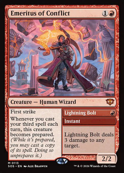 Emeritus of Conflict // Lightning Bolt