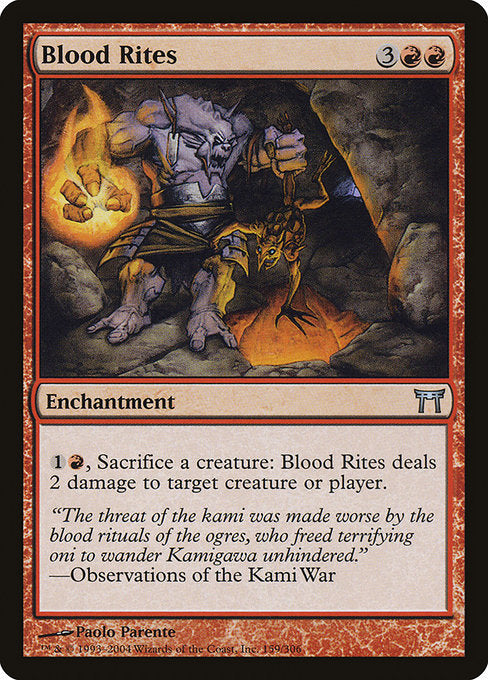 Blood Rites|Champions of Kamigawa|159