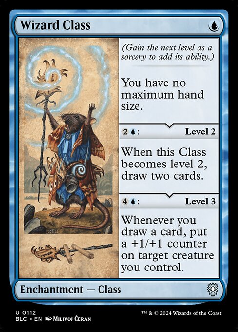 Wizard Class|Bloomburrow Commander|112