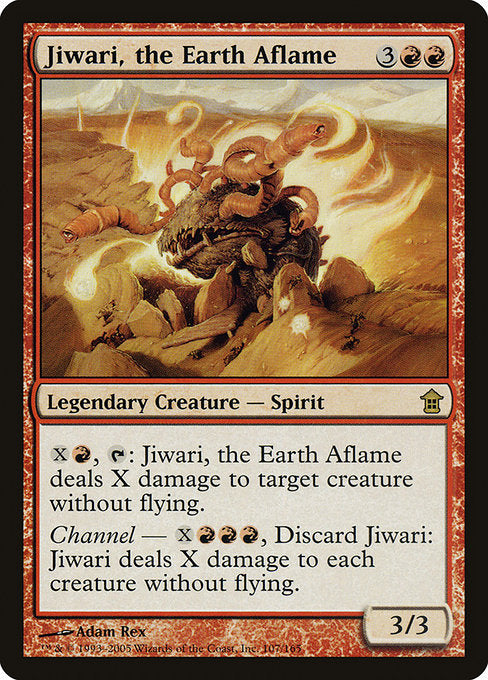 Jiwari, the Earth Aflame|Saviors of Kamigawa|107