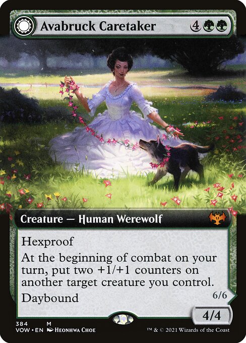 Avabruck Caretaker // Hollowhenge Huntmaster|Innistrad: Crimson Vow|384