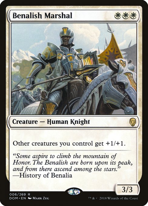 Benalish Marshal|Dominaria|6