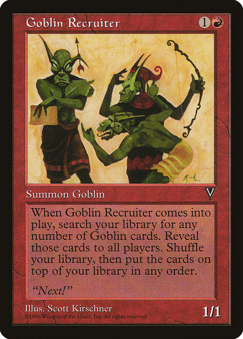 Goblin Recruiter|Visions|80