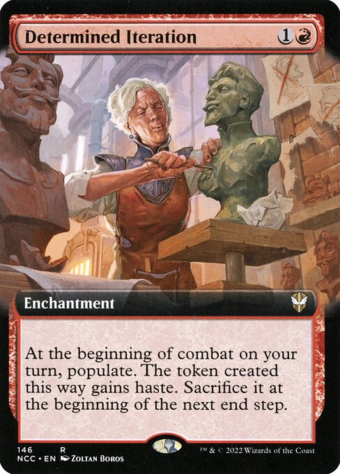 Determined Iteration|New Capenna Commander|146 | Extended Art