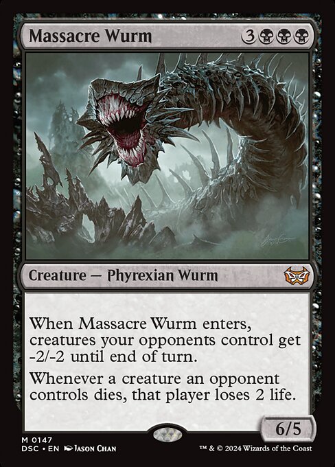 Massacre Wurm|Duskmourn: House of Horror Commander|147