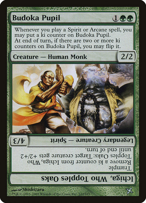 Budoka Pupil // Ichiga, Who Topples Oaks|Betrayers of Kamigawa|122