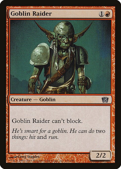 Goblin Raider|Eighth Edition|191