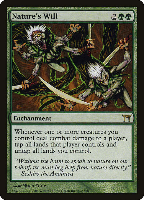 Nature's Will|Champions of Kamigawa|230