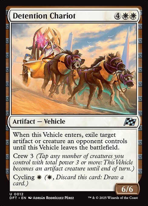 FOIL|Detention Chariot|Aetherdrift|12