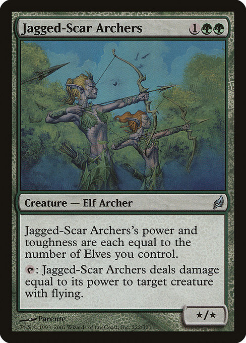 Jagged-Scar Archers|Lorwyn|222