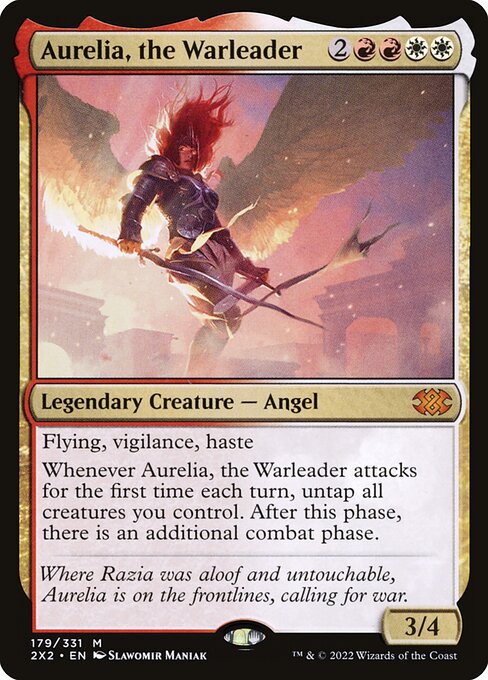 Aurelia, the Warleader|Double Masters 2022|179