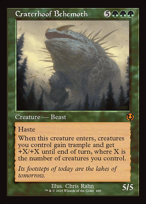 Craterhoof Behemoth|Innistrad Remastered|480