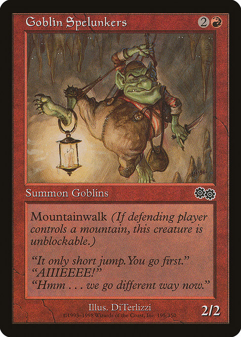 Goblin Spelunkers|Urza's Saga|195