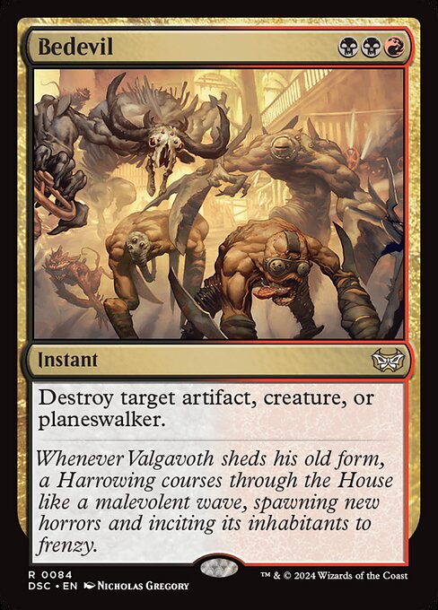 Bedevil Bedevil | Duskmourn: House of Horror Commander | 84 – jenesmtg