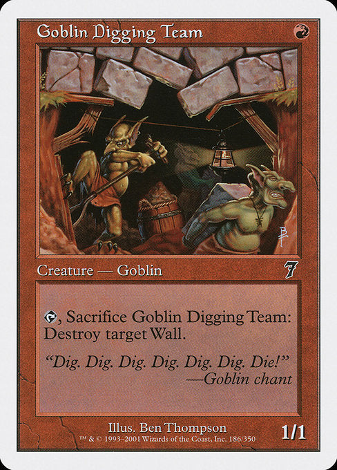 Goblin Digging Team|Seventh Edition|186