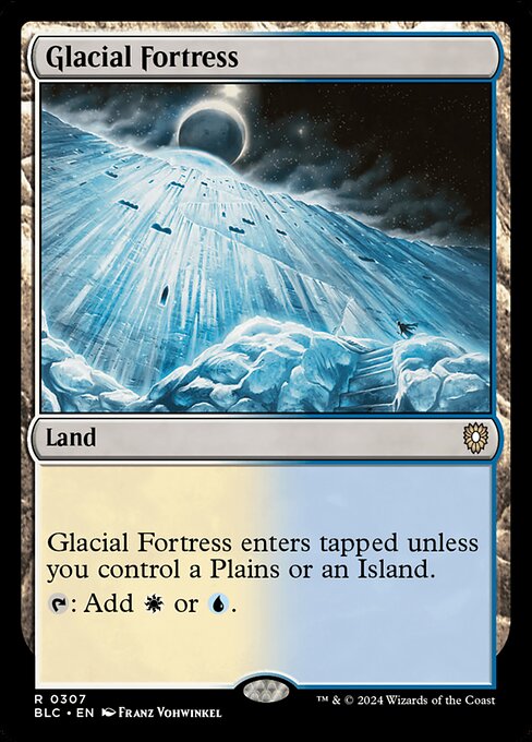 Glacial Fortress|Bloomburrow Commander|307