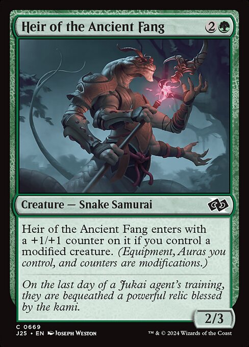 Heir of the Ancient Fang|Foundations Jumpstart|669