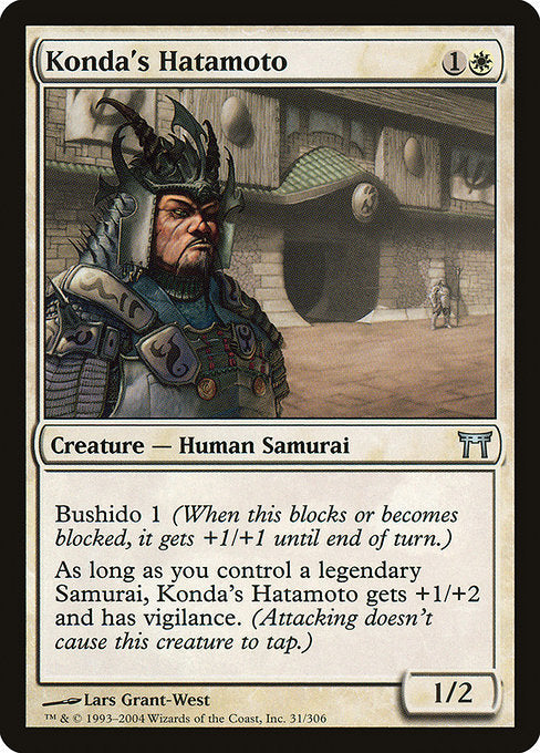 Konda's Hatamoto|Champions of Kamigawa|31