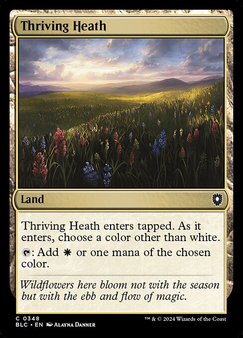 Thriving Heath|Bloomburrow Commander|348