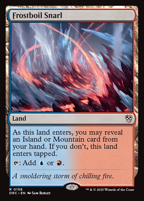 Frostboil Snarl|Aetherdrift Commander|158