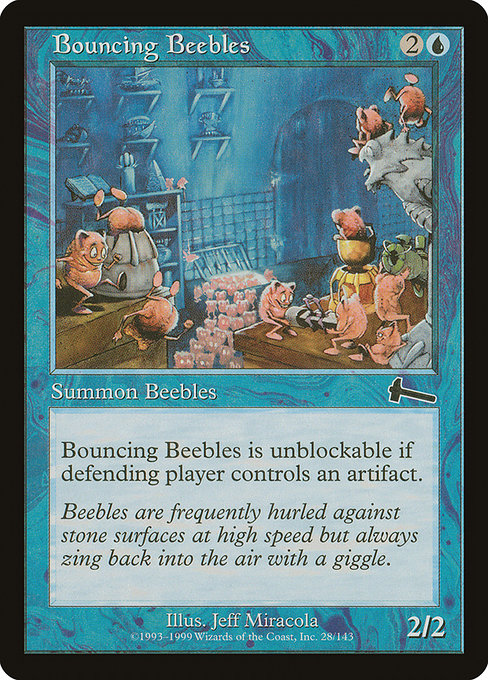 Bouncing Beebles|Urza's Legacy|28