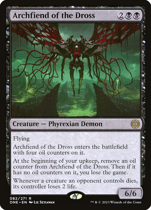 Archfiend of the Dross|Phyrexia: All Will Be One|82